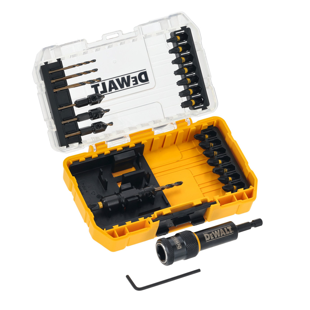 DEWALT GARNITURA SVEDROV IN NASTAVKOV